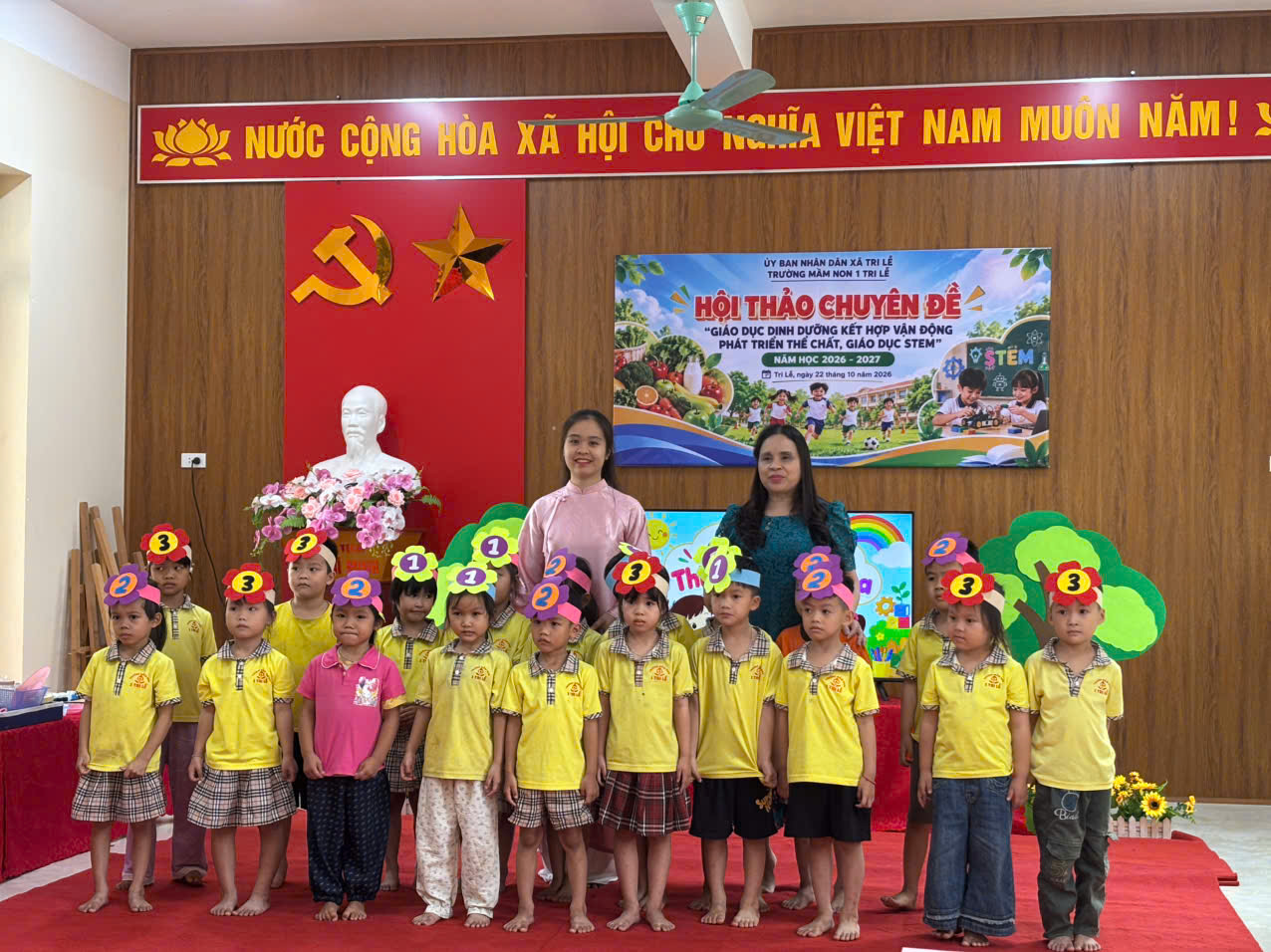 HỘI THẢO CHUYÊN ĐỀ GIÁO DỤC DINH DƯỠNG KẾT HỢP VẬN ĐỘNG PHÁT TRIỂN THỂ CHẤT, GIÁO DỤC STEM NĂM HỌC 2026-2027