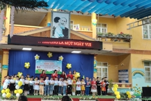 TRƯỜNG MẦM NON 1 TRI LỄ THAM GIA CHƯƠNG TRÌNH GIAO LƯU “ BÉ YÊU TIẾNG VIỆT” CẤP CỤM CHUYÊN MÔN SỐ 2 NĂM HỌC 2022-2023