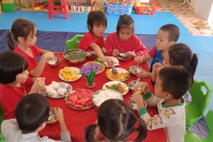 TRẢI NGHIỆM “ BỮA TRƯA VUI VẺ”   TRƯỜNG MẦM NON 1 TRI LỄ NĂM HỌC 2023-2024
