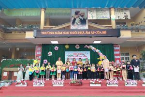 TRƯỜNG MẦM NON 1 TRI LỄ THAM GIA HỘI THI “ BÉ VỚI AN TOÀN GIAO THÔNG” CẤP CỤM NĂM HỌC 2023-2024