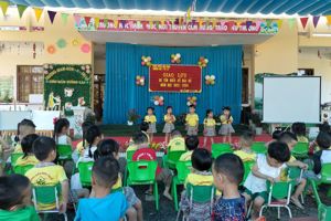 TRƯỜNG MẦM NON 1 TRI LỄ TỔ CHỨC GIAO LƯU  “ BÉ TÌM HIỂU VỀ BÁC HỒ”  KỶ NIỆM NGÀY SINH NHẬT BÁC HỒ 19/5