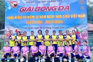 TRƯỜNG MẦM NON 1 TRI LỄ THAM GIA GIẢI BÓNG ĐÁ CHÀO MỪNG KỶ NIỆM 42 NĂM NGÀY NHÀ GIÁO VIỆT NAM (20/11/1982-20/11/2024)
