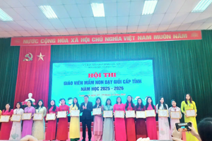 Vinh danh giáo viên mầm non dạy giỏi cấp tỉnh năm học 2025-2026.